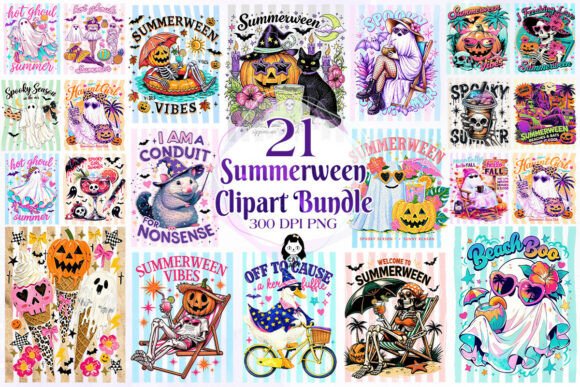 Download Summerween Vibes Sublimation PNG Clipart - Art Collection
