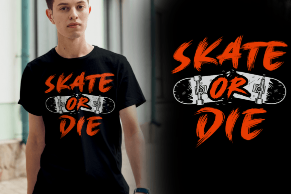 Download Skate or Die, Skating T-shirt Design - Premium Bundle