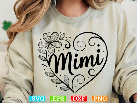 Download Mimi Heart Svg, Instant Download - Premium Resources